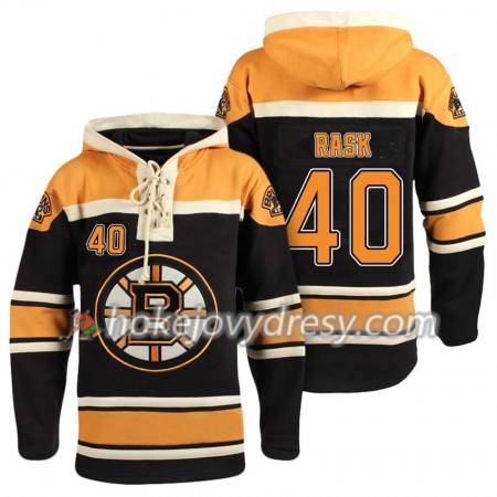 Boston Bruins Tuukka Rask 40 Černá Sawyer Mikiny Hooded - Pánské